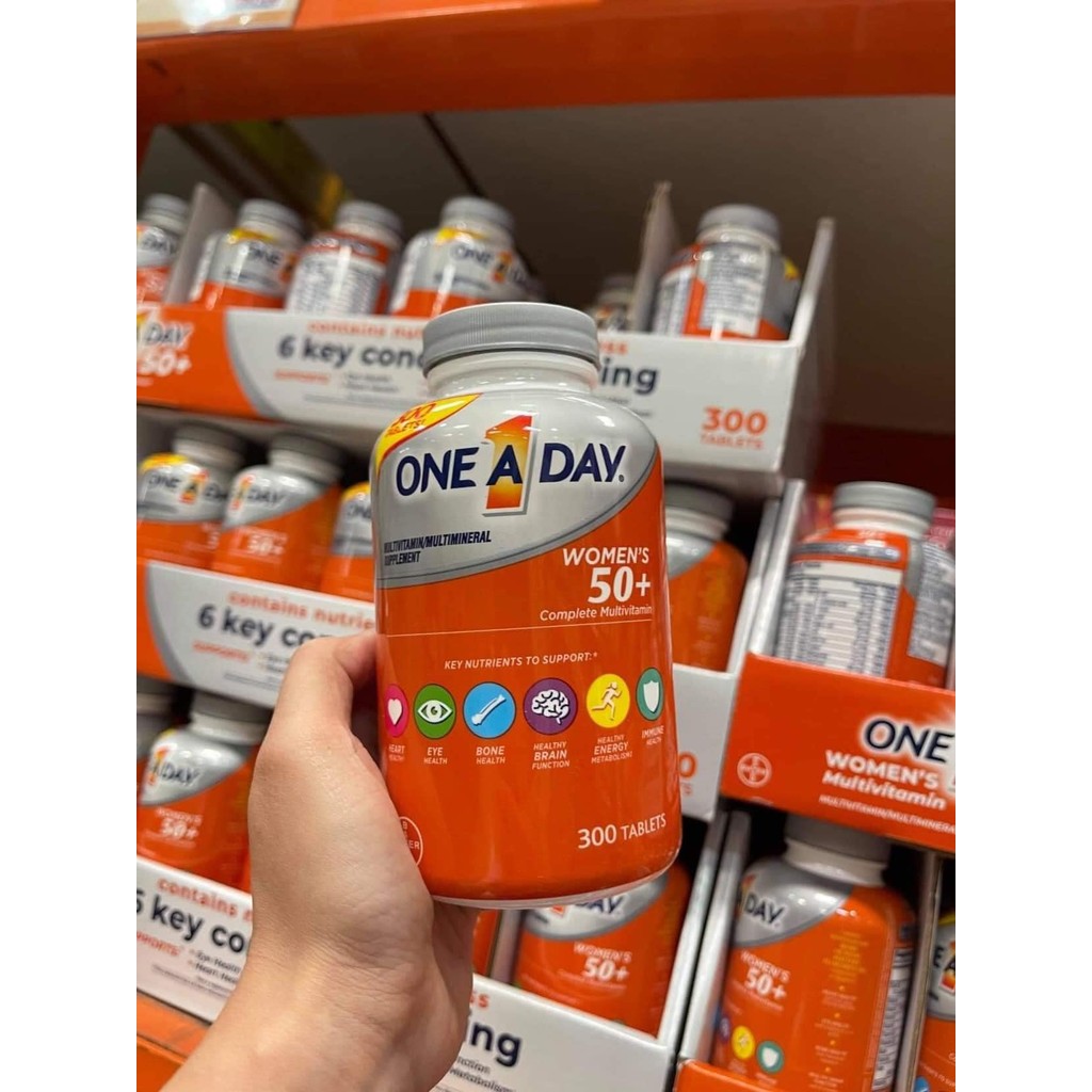 Viên U One a day women 50+ 300 viên Kirkland Signature của Mỹ