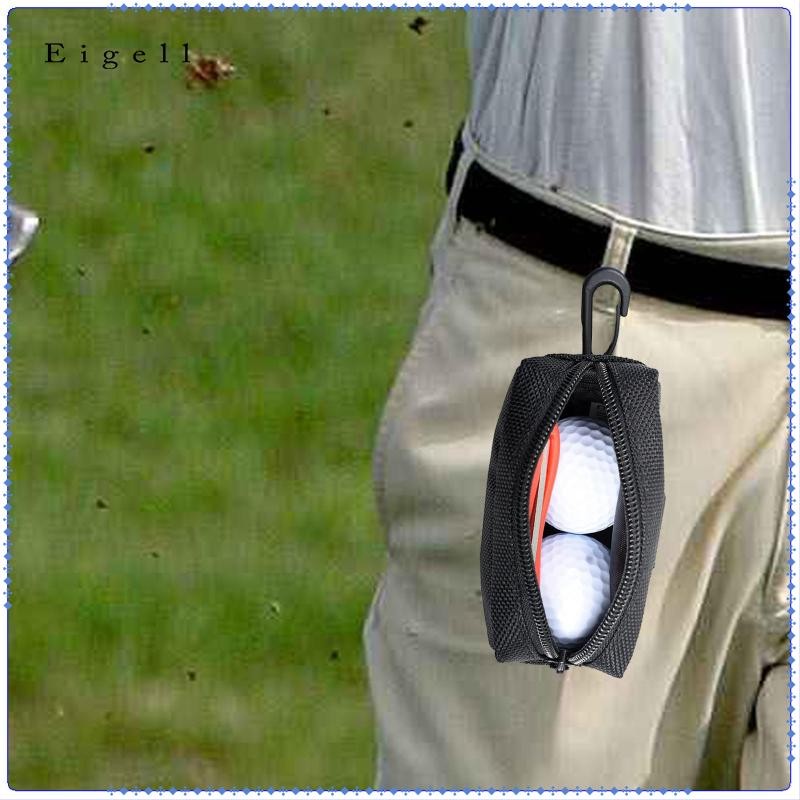 Eigl Golf Ball Carrier Bag Golf Ball Case Golf Ball Túi Bảo Quản Túi Túi Thắt Lưng Nhẹ Golf Thể Thao