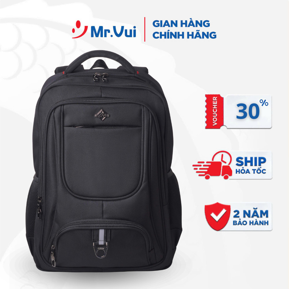 Balo du lịch Mr Vui BLLT 963, cặp laptop 17 inch nam, nữ văn phòng, sinh viên nhiều ngăn chống thấm