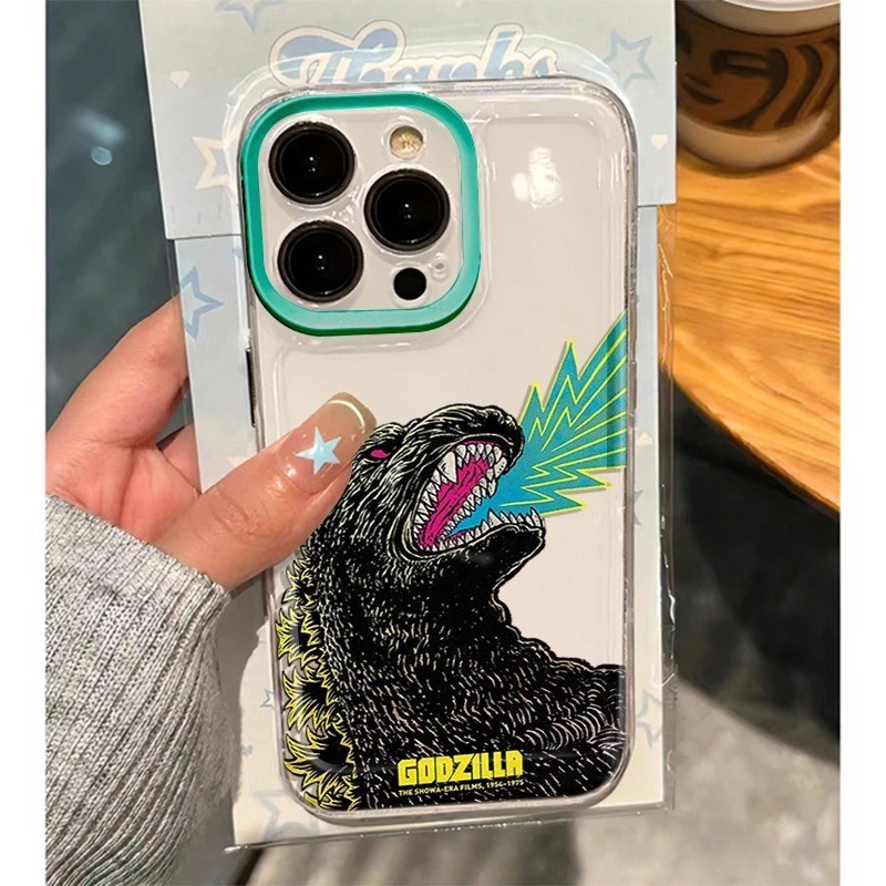 Phim hoạt hình hoạt hình Godzilla Vỏ điện thoại điện thoại i16 Vỏ điện thoại i15 Vỏ điện thoại i13 V