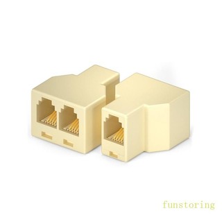 Bộ chia đường dây điện thoại RJ11 nhẹ vui nhộn Dễ dàng mở rộng một cổng thành hai kết nối để sử dụng tiện lợi trong mọi cài đặt