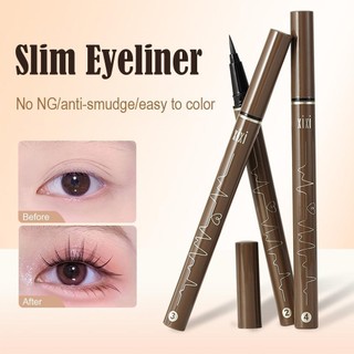 Bút kẻ mắt siêu mịn Slim Liquid Lâu trôi không thấm nước Sắc tố đều Nhanh khô mịn M0k8