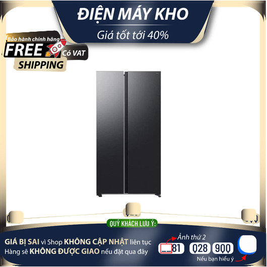 RS62R5001B4/SV / RS70F65Q3FSV - Tủ lạnh Samsung Side By Side Inverter 647 lít / 655 lít
