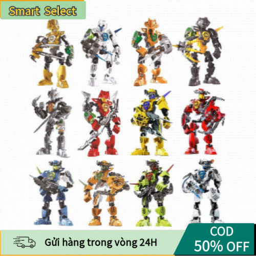 [COD] Đồ chơi lắp ráp mô hình DECOOL Hero Factory 2.0 – robot hành động Bionicle, mẫu 9401 đến 9406 