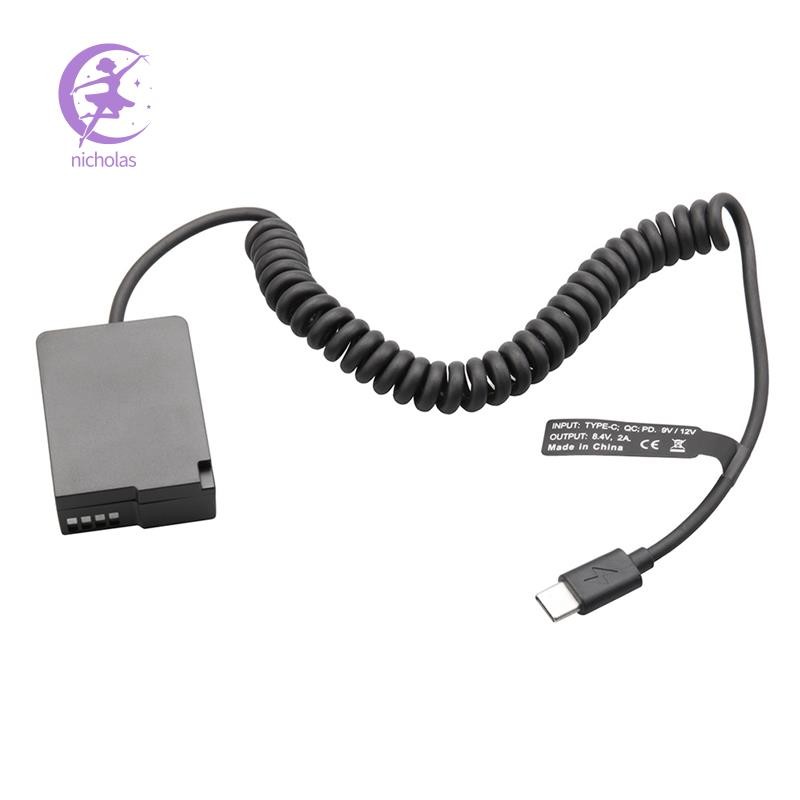 DMW-BLC12 Pin giả DMW-DCC8 PD Bộ phận thay thế khớp nối USB-C cho GX8 FZ1000 FZ300 FZ200 G6 G7 G80 G