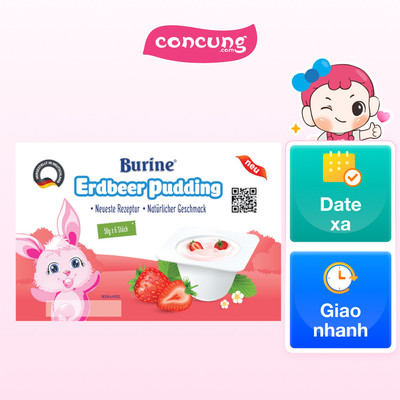 Burine Erdbeer Pudding vị dâu cho bé