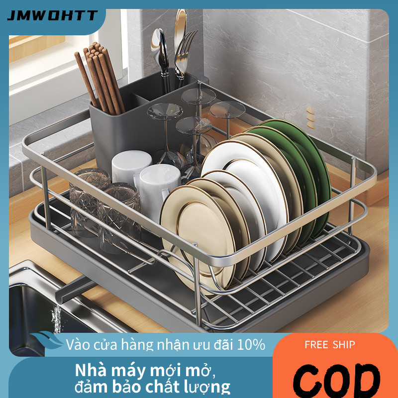 【FREE SHIP】Nhà bếp Pitch Countertop Receiving Trang chủ Đặt bát Rack Chậu rửa bát đũa Tủ Rack Receiv