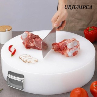 Thớt Nhựa URJUMPEA, Thớt Xương Cắt Kháng Khuẩn Dày, Rau Cắt Hai Mặt Đa Năng Có Tay Cầm Thớt Tròn Resturant