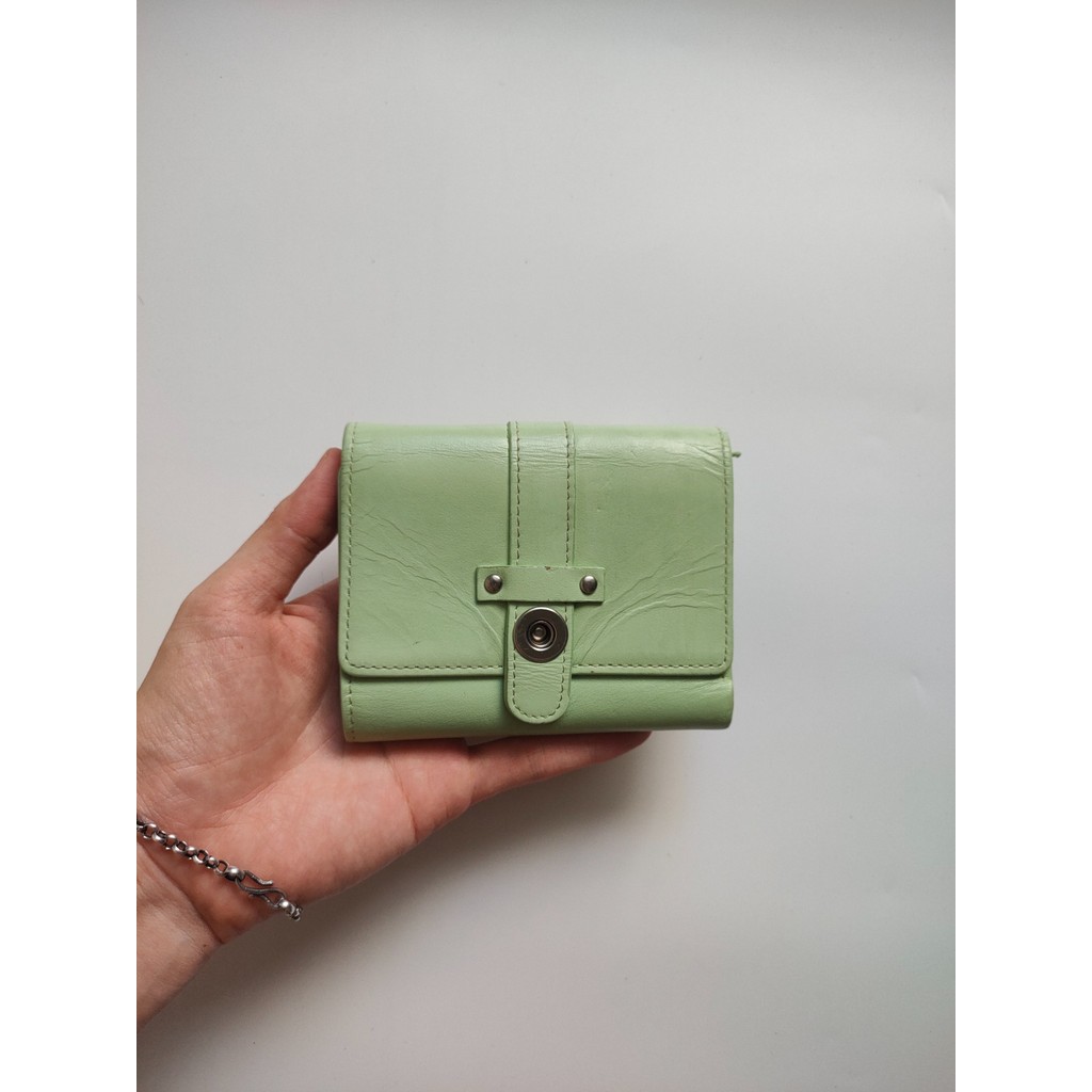 Ví bóp da thật VD261 secondhand wallet vintage Đồ Si Bon