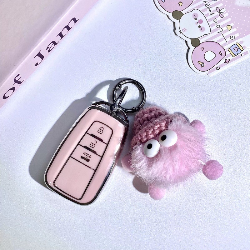 Dành Cho Xe Toyota Chìa Khóa Bao Fob Cho Xe Toyota Móc Khóa Yaris Camry Corolla Vios Wigo Hiace Agya