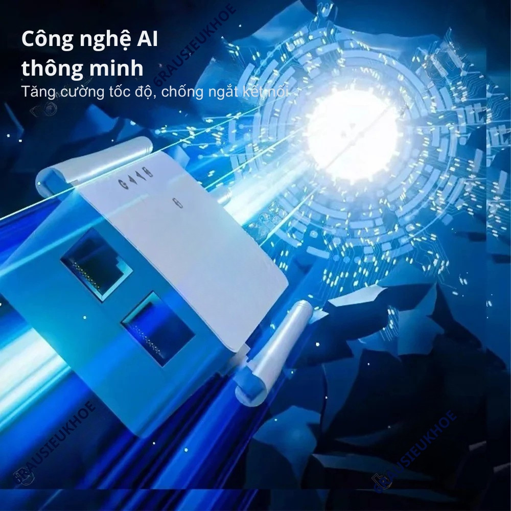 Kích sóng Wifi 6 râu tốc độ cao 300Mbs. Mở rộng vùng phủ sóng, cải thiện tốc độ mạng Wifi, Có cả phát Wifi từ dây Lan | BigBuy360 - bigbuy360.vn