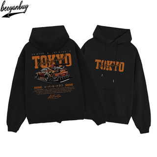  Áo hoodie dài tay nam Đen form boxy áo khoác porsche in hình thời trang Beeyanbuy local brand 