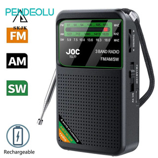 PENDEOLU Radio JOC - 3 Băng Tần FM/AM/SW - Âm Thanh To Sống Động Không Rè Không Nhiễu Nghe Nhạc