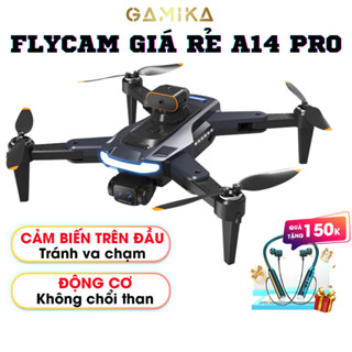 Flycam A14 PRO Giá Rẻ, Flycam mini Có GPS Tự Bay Về, Camera kép, Động Cơ Không Chổi Than, Có Cảm Biến Bụng, bảo hành 12t