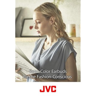 JVC HAF19MRB ヴィンテージイヤーバッド IPX2防汗性マイク付き（赤/黒）