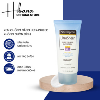 Kem Chống Nắng Neutrogena Ultra Sheer SPF 50 88ml Ultra Sheer Dry Touch SPF 50+