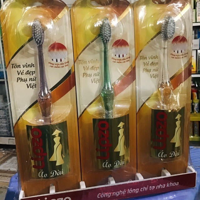 Bàn chải đánh răng Lipzo Áo dài