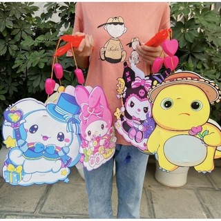 Lồng Đèn Trung Thu 2 Mảnh Kuromi Melody Capybara Có Đèn Và Nhạc Hình Nhân Vật Hoạt Hình Dễ Thương