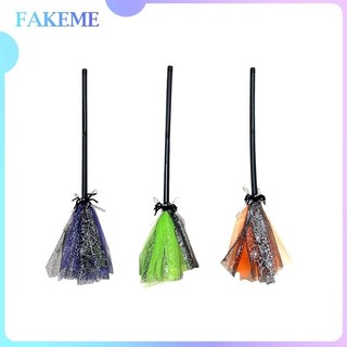 FAKEME Halloween witch broom câu lạc bộ nhiếp ảnh trẻ em đạo cụ carnivals witch broomstick