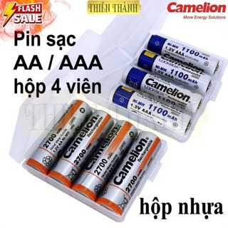   Hộp 4 viên  Pin sạc Camelion AA2700mAh,AA2500mAh,AA2300mAh,AAA1100mAh,pin sạc 1.2V,pin tiểu sạc,pin đũa sạc 