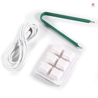 Bàn Phím Di Động 6 Phím Phím Phím Ngắn Bàn Phím Tùy Chỉnh USB PlugAndPlay Bàn Phím Bàn Phím Cơ