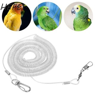 HEFEI Dây tập vẹt, Dây xích chim chống cắn siêu nhẹ, Dây đeo chim linh hoạt bền bỉ Macaw