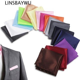Khăn lụa bỏ túi áo vest 15 màu sắc thời trang lịch lãm cho nam