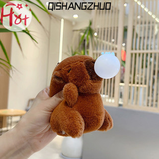 Jr 15cm Bong Bóng Dễ Thương Spitg Capibala Mặt Dây Chuyền Sang Trọng Búp Bê Nhồi Bông Sang Trọng Búp Bê Capybara Đồ Chơi Túi Móc Khóa Đồ Trang Trí Cho Trẻ Em Quà Tặng VN