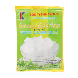  Bột sương sáo 3K gói 50g - TRẮNG 