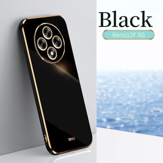 Dành cho oppo reno12 f vỏ bảo vệ mạ điện chống sốc oppo reno 12f 5g cph2637 ốp điện thoại silicon tpu mềm ốp điện thoại