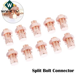 Đầu nối bu lông chia WAPKTY, Bu lông dây đồng vàng hồng, Đầu nối nối đất ăng-ten Cáp kẹp dây