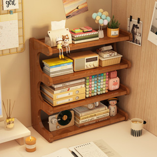 HEFENG36 kệ sách decor bàn học kệ đựng mĩ phẩm kệ để bàn kệ sách để bàn đồ decor bàn học kệ để sách kệ decor bàn học hộp đựng bút để bàn kệ gỗ