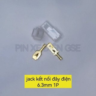 giắc kết nối dây điện 1P loại 6.3mm dành cho ô tô xe máy cao cấp(gồm đầu ghim)