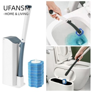 UFANSM Bàn chải vệ sinh Công cụ làm sạch thay thế Bàn chải làm sạch dùng một lần