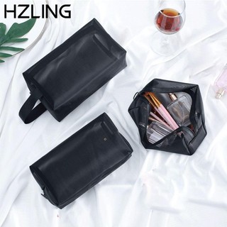 Túi dây kéo bằng vải lưới đựng mỹ phẩm đi du lịch