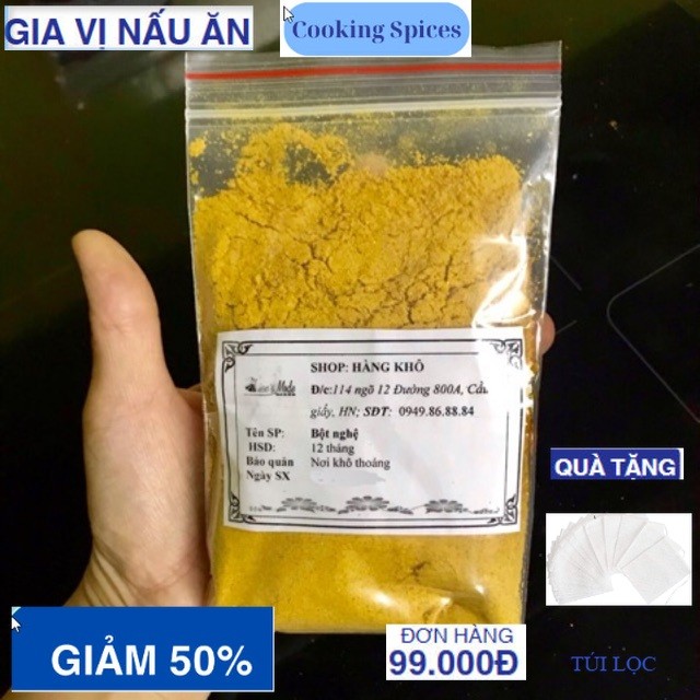 Bột nghệ Hậu Sanh 100gr