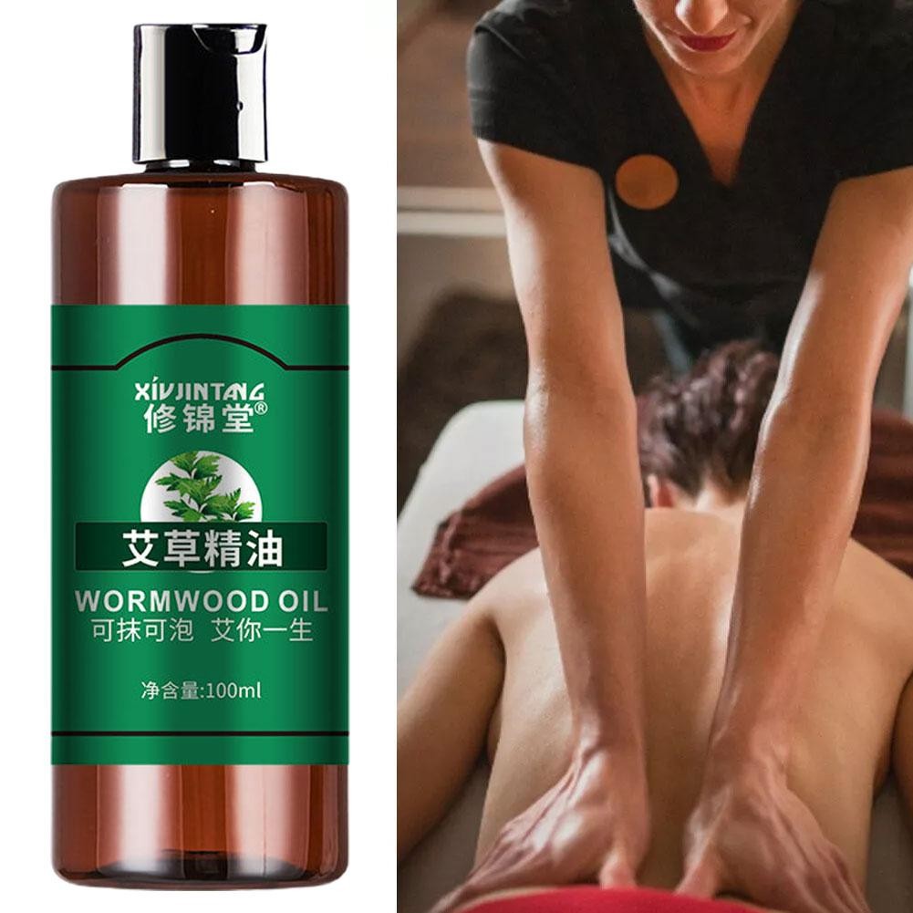 Dầu Massage Toàn Thân Gừng 100ml Dầu Cạo Dầu Bôi Trơn Cơ Thể Tinh Dầu Massage Dầu K0E9