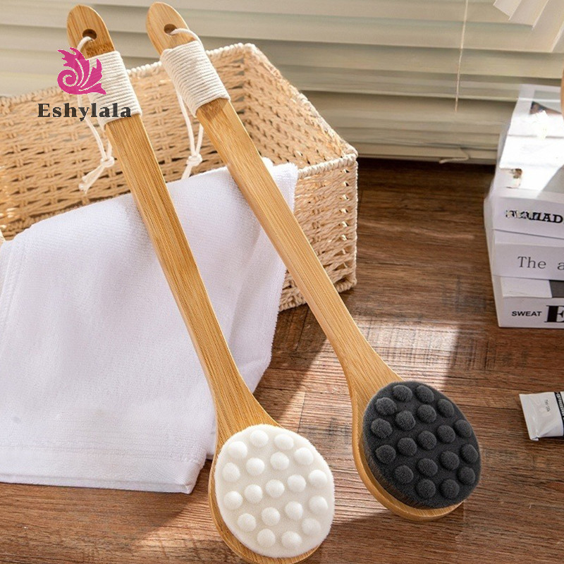 Cây đũa phép dùng dụng cụ bôi kem dưỡng da và máy mát xa cầm tay cầm dài dễ dàng tiếp cận cho Gel tắm trên lưng [MỚI]