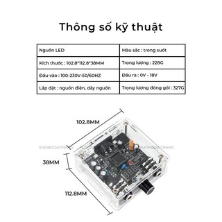 Adapter nguồn LED trong suốt - Dcpx Vương Đài Trang chính hãng