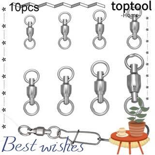 Toptool 10 Đầu nối câu cá Xoay vòng bi lăn bền