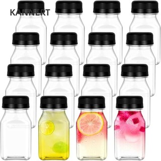 Chai Nước ép Sữa 120ML Nắp chống Tamper Chai nhựa vuông có thể tái sử dụng