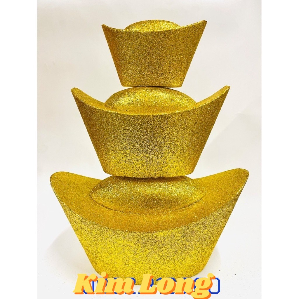 MÔ HÌNH THỎI VÀNG / ĐỒNG TIỀN VÀNG / SỐ 2026 BẰNG XỐP PHỤ KIỆN DECOR TRANG TRÍ TẾT NĂM MỚI BÍNH NGỌ