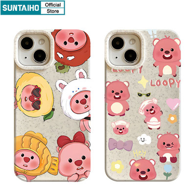 Suntaiho Ốp Lưng iPhone Đẹp Vỏ Dễ Thương Họa Tiết Loopy Ốp điện thoại Silicon Mềm Cao Cấp Chống Sốc Cho Iphone 16 15 14 13 12 11 Pro Max IP 7 8 Plus Iphon X Xs XR Xs Max Coquette Hàn quốc Ốp Lưng
