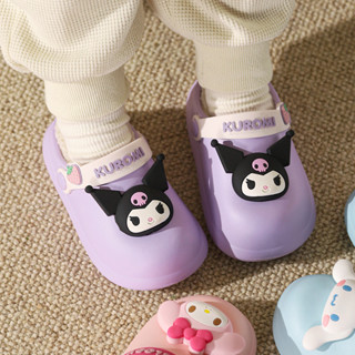  Cheerful Mario dép bông cho bé gái Trẻ Em Sanrio Kuromi Tím Cinnamoroll Giai Điệu Trong Nhà Chống Thấm Nước Chống Trơn Trượt Có Thể Tháo Rời sục lông cho bé Bé Gái Dép Mùa Đông 