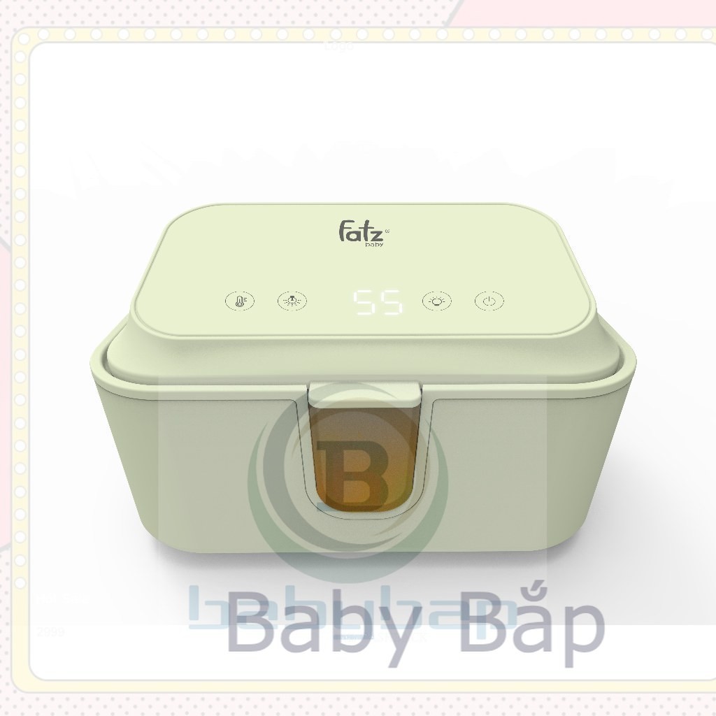 Máy ủ ấm và tiệt trùng UVC-LED khăn giấy ướt cho bé Fatz Baby Warm 5 FB7300MX