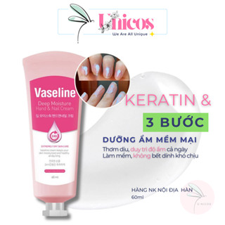  Kem Dưỡng Tay Và Móng Vaseline Deep Moisture Hand & Nail Cream Dưỡng Ẩm Làm Mềm Da 60ml 