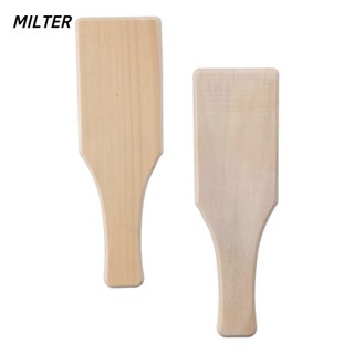 Dụng cụ điêu khắc đất sét MILTER, Mái chèo bùn bằng gỗ Clapper, Dụng cụ tạo kiểu Mud Shot Dụng cụ in hình