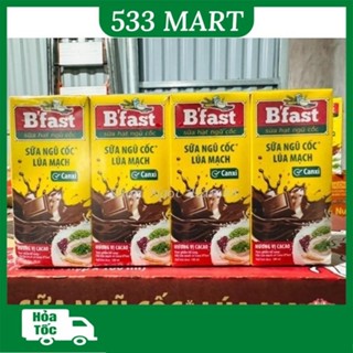 [LỐC 4 HỘP] Sữa Ngũ Cốc Lúa Mạch B’fast Vị Ca Cao x 180ml