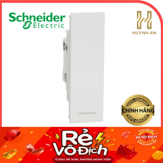 (SE) Công tắc 1 chiều - 16AX - Trắng - dòng AvatarOn A Cắm Nhanh - Schneider Electric - M3T31_1F_WE 