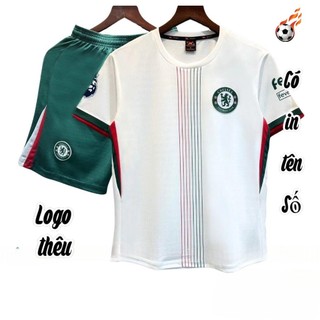 [Có in sau lưng không cọc]Quần Áo Bóng Đá, Đồ Đá Banh Chelsea trắng 2026 vải S-COMF cao cấp